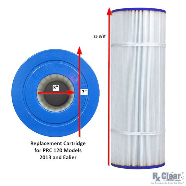 Rx Clear Cartridge For Hydromatic PRC120 Swimming Pool Filter - Old Style