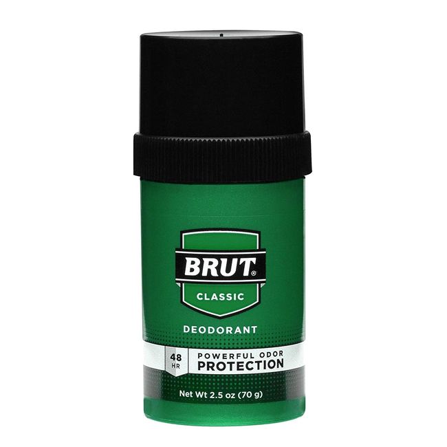 Brut Deodorant 2.25 Ounce Round Solid Classic (66ml) (6 Pack)