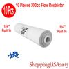 10 X 300ML CC Flow Restrictor Quick Connect Push Fit Water Filter RO Water