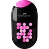 Faber-Castell Two Tone Twin Sharpening Box with Eraser - 3 Assorted Colours (No Selection Possible),Black