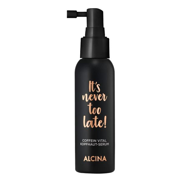 ALCINA It`s never too late Coffein Vital Kopfhaut-Serum, 1 x 100ml - für dünner werdendes oder zu Haarausfall neigendes Haar