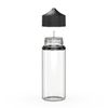 CHUBBY GORILLA 120ML V3 AUTHENTIC PET Bottles (5pack) CLEAR BOTTLE/BLACK LID