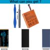 LAQUEENA S2 (6-Pin) Battery Compatible with Ring Video Doorbell 2nd Generation Version Only (6 Cable Plug)