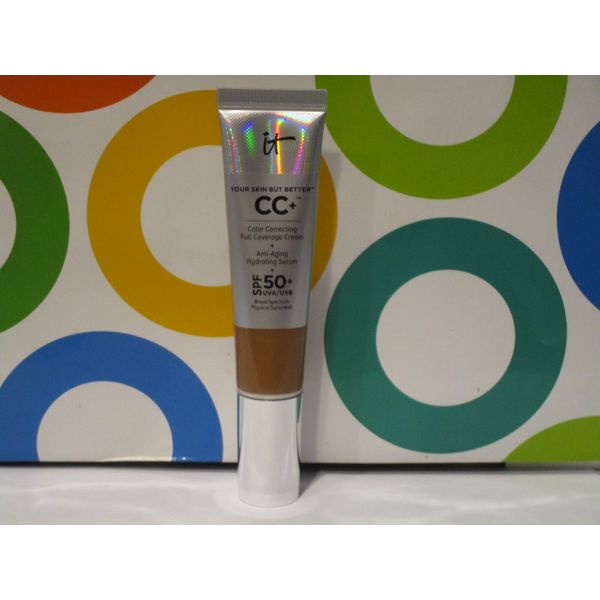 IT COSMETICS ~ CC+ FOUNDATION FULL COVERAGE CREAM ~ DEEP ~ 1.08 OZ