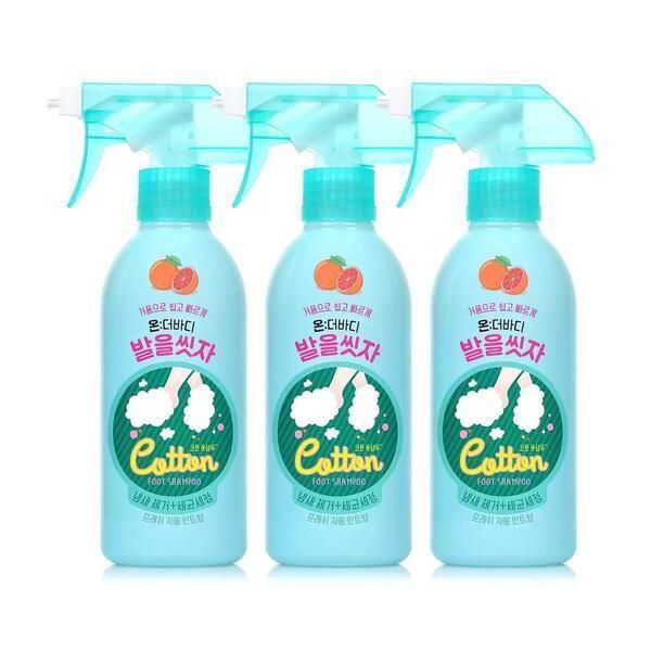 [Shinsegae Mall] Costco On the Body Foot Spa Bubble Cleanser Fresh Grapefruit Mint Flavor 385ml 3pcs