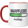 JUNIWORDS Tasse, Haarpfleger loading, Rot (6199235)