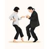 Pulp fiction Print | This kitchen is for dancing Print | Kitchen sign | Kitchen decor