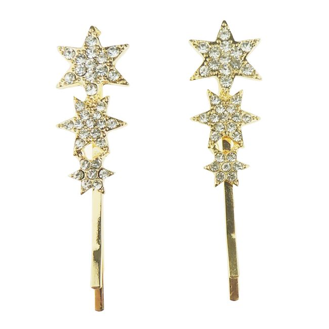 Glamour Goddess Jewelry Pretty Girl Crystal Rhinestone Bow Hair Pin