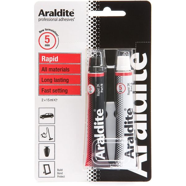 Araldite® - 2 Minute Rapid Epoxy Adhesive 2 x 15ml Tubes