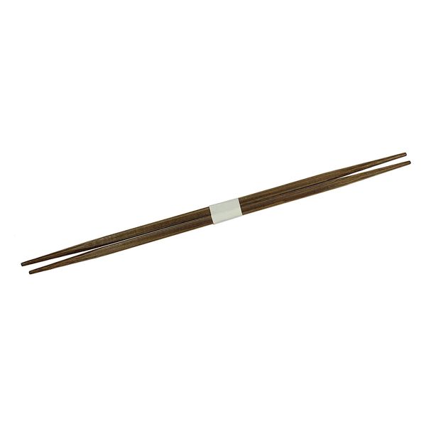 KOINS Soot (Carbonized) Bamboo Chopsticks, Ranchu, 10.2 inches (26 cm), White Belt Roll, 100 Pairs