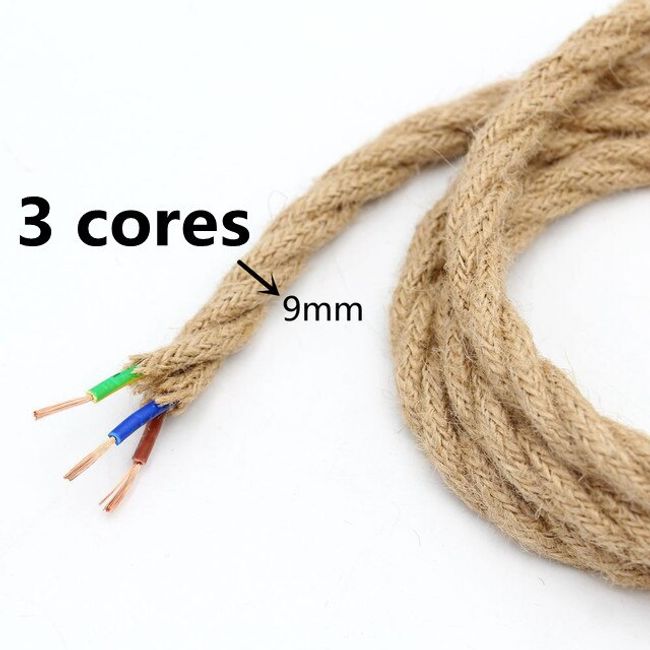 Jute Wrapped Wire  Rope Covered Electrical Cord