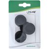 InLine Rubber Feet for PC Casing Pack of 4 Black