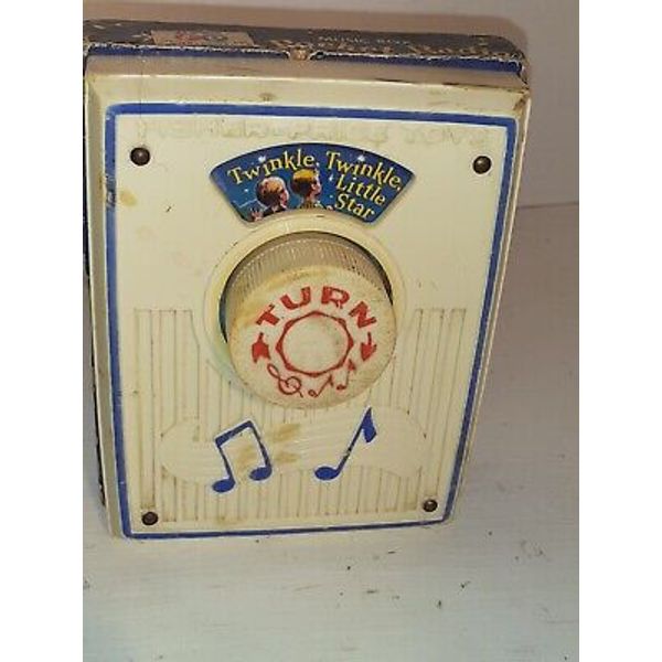 Vintage Fisher Price Music Box Pocket Radio 'Twinkle Twinkle Little Star'