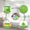 W&Y 100 Pack Commode Liners with Super Absorbent Pads, Universal Fit All
