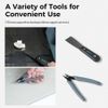 3D Printer Tool Kit, 74Pcs 3D Printing Assembly/Removal/Filament Tool Wrap Kit