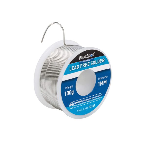 BlueSpot 31111 Lead Free Solder (100g/1mm)