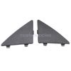 For 2014-2016 MAZDA 3 Front Bumper Tow Hook Eye Cover Grille Cap Triangle Trim