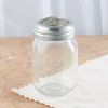 Small Mouth Decorative Mason Jar with Galvanized Flower Frog Lid
