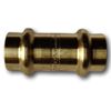 5 Pieces 1/2" Press Coupling, Press Fit, Lead Free Brass
