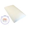 Dogbed4less 4 Quantity Solid Comfort Bed Memory Foam Queen Pillows Plus Luxurious White Down Alternative Cover Cases