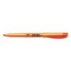 BIC BL11OE Brite Liner Highlighter, Chisel Tip, Fluorescent Orange, Dozen