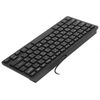 Yunseity Russian USB Wired Keyboard - Ultra Thin 78 Keys Compact Ergonomic Design for PC, Computer, Desktop