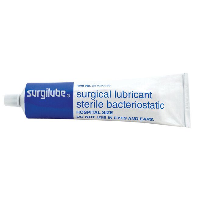 Surgilube Lubricating Jelly Lube Sterile Tube Screw Top Tube 4.25Oz Each