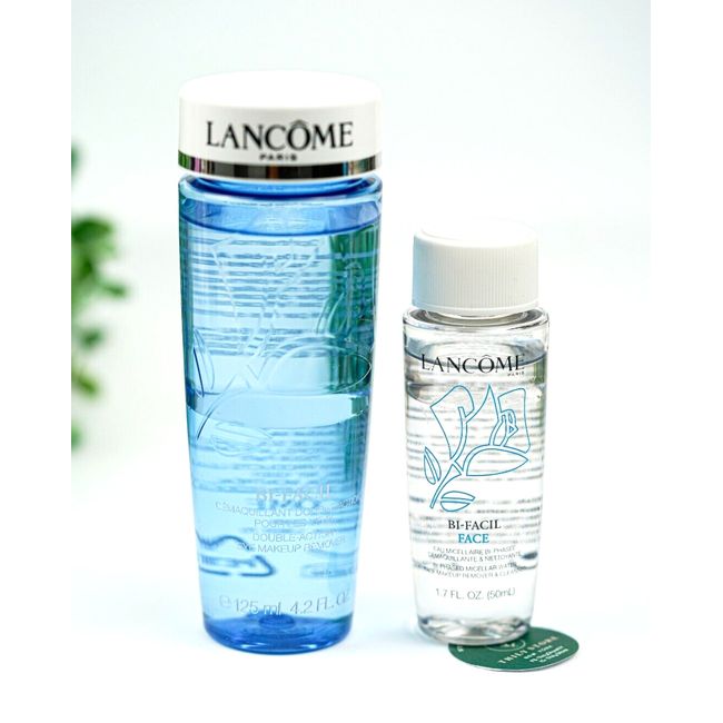 Lancome Bi-Facil Double Action Eye Makeup Remover Full Size125ml+Travel 50ml Set