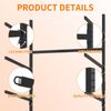 2 Kayak Storage Rack ​Freestanding Adjustable Canoe SUP Stand w/Lockable Wheels