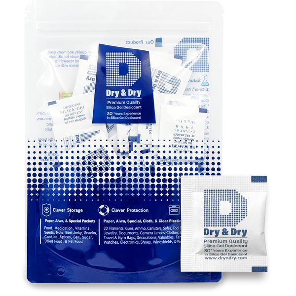 1 gram X 50 PK "Dry&Dry"Silic