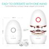 VOGOE Electric Shaver for Women 3D Floating Blade Rotary Razor Hair Remover for Arms, Legs and Underarms Rechargeable Portable and Safe Wet and Dry Use ES300