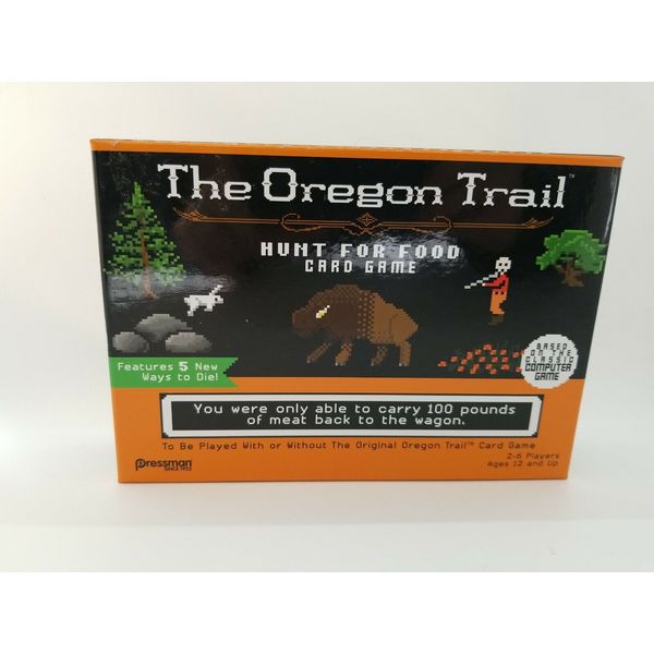 The Oregon Trail Hunt For Food Card Game Tabletop Stand Alone Expansion Pressman