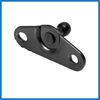VekAuto 4pcs 10mm Auto Ball Studs Mounting Brackets for Gas Struts Shocks Auto Accessories