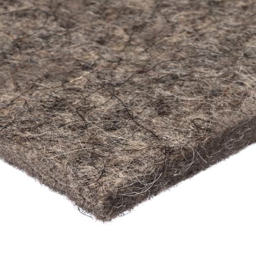 USA Sealing BULK-FS-F13-16 Grade F13 Felt Sheet, No Adhesive, 1/4" Height, 12" Width, 12" Length