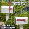 Universal Outgoing Mailbox Flag - Postal Carrier Raised Signal Flags Replacement
