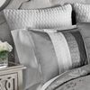 Riverbrook Home Elegant Collection Comforter Set, King, Kacee - Platinum, 12-Piece Set