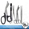 5pc Black EMT Paramedic Tools Medic Kit Scissor Forceps Shear Penlight German Gr