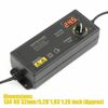 Adjustable Power Supply Adapter 3V-24V 2.5A 60W Controller LCD Display 8 Plugs