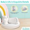 La Premura Baby Keepsake Hand Casting Kit with Shadow Box Frame - Plaster Han...