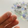 10g/Pack Shimmering Special Shape Openwork Triangle Nail Decorations Glitter Design Figure Model DIY Gift Decor Acrylic Manicure Tips Charms Accessories Handmade Crafts Ornaments-Hollow Triangles-LB100