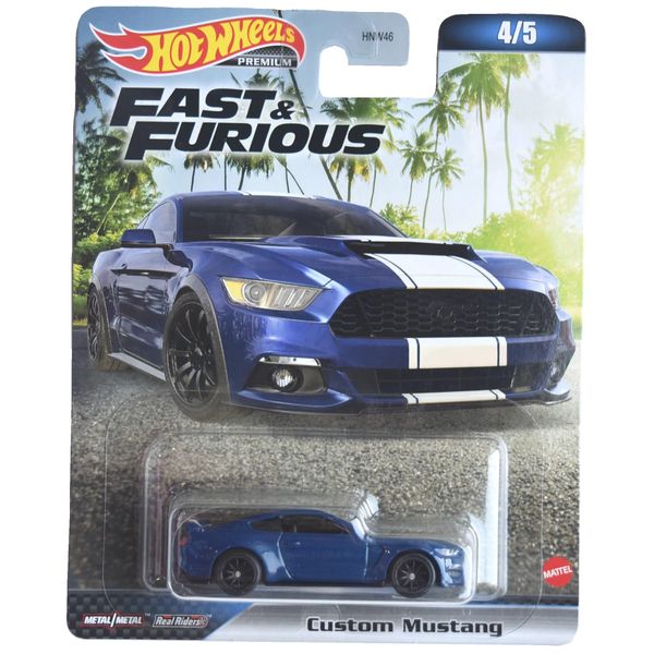 Hot Wheels Custom Mustang, Fast & Furious 4/5 [Blue]