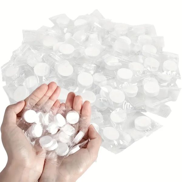 100pcs Disposable Compressed Face Towel, Mini Compressed Towel Tablets