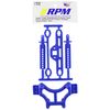 RPM 80165 Shock Tower/Adjustable Mounts Blue T/E-Maxx Blue