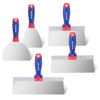 WORKPRO 5PCS Putty Knife Drywall Taping Knives Plaster Tools Set Stainless Steel