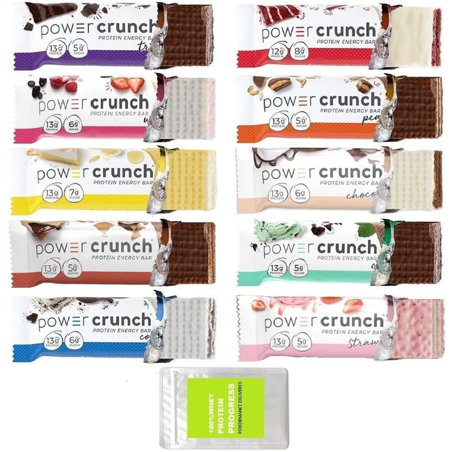 Power Crunch 10 Bars Variety Pack