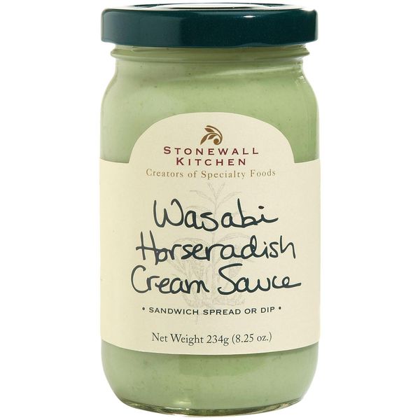 Stonewall Kitchen Wasabi Horseradish Cream Sauce, 8.25 Ounce