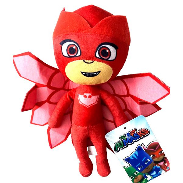 PJ Mask Plush Toy Owlette Red 9 inches. Hasbro. NWT