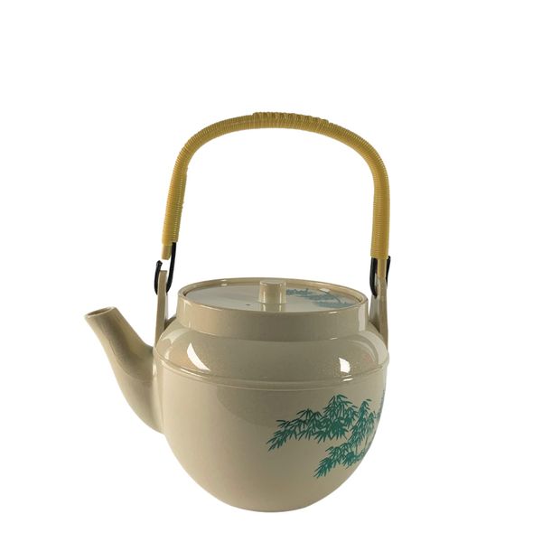 JapanBargain 1623, Japanese Plastic Teapot Melamine Tea pot for Home or Restaurant Made in Japan, 54 Ounce, Beige