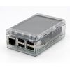 SB Components Premium Case for Raspberry Pi 3 B+, 3, 2B and 3.2" TFT LCD Protective Raspberry Pi & LCD Case Cover - Clear