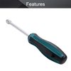 Utoolmart 7mm Non-Magnetic Tip Six Point Hex Nut Driver with 93mm Round Shaft